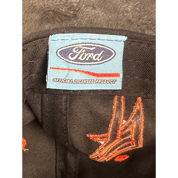 Hat / Cap Harley Davidson - Black with Orange Flames - Picture 5 of 6